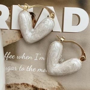 COPY - Heart shaped synthetic gem earrings